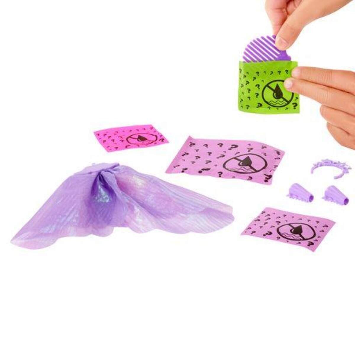 Barbie Color Reveal Puppe Meerjungfrau, Farbwechsel, Anziehpuppe