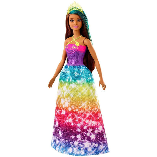 Barbie Dreamtopia Prinzessin Puppe brünett und türkisfarbenes Haar