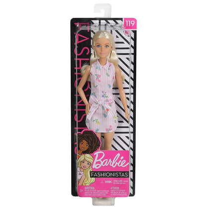 Barbie Fashionistas Puppe im Blumenkleid & Cowboystiefeln