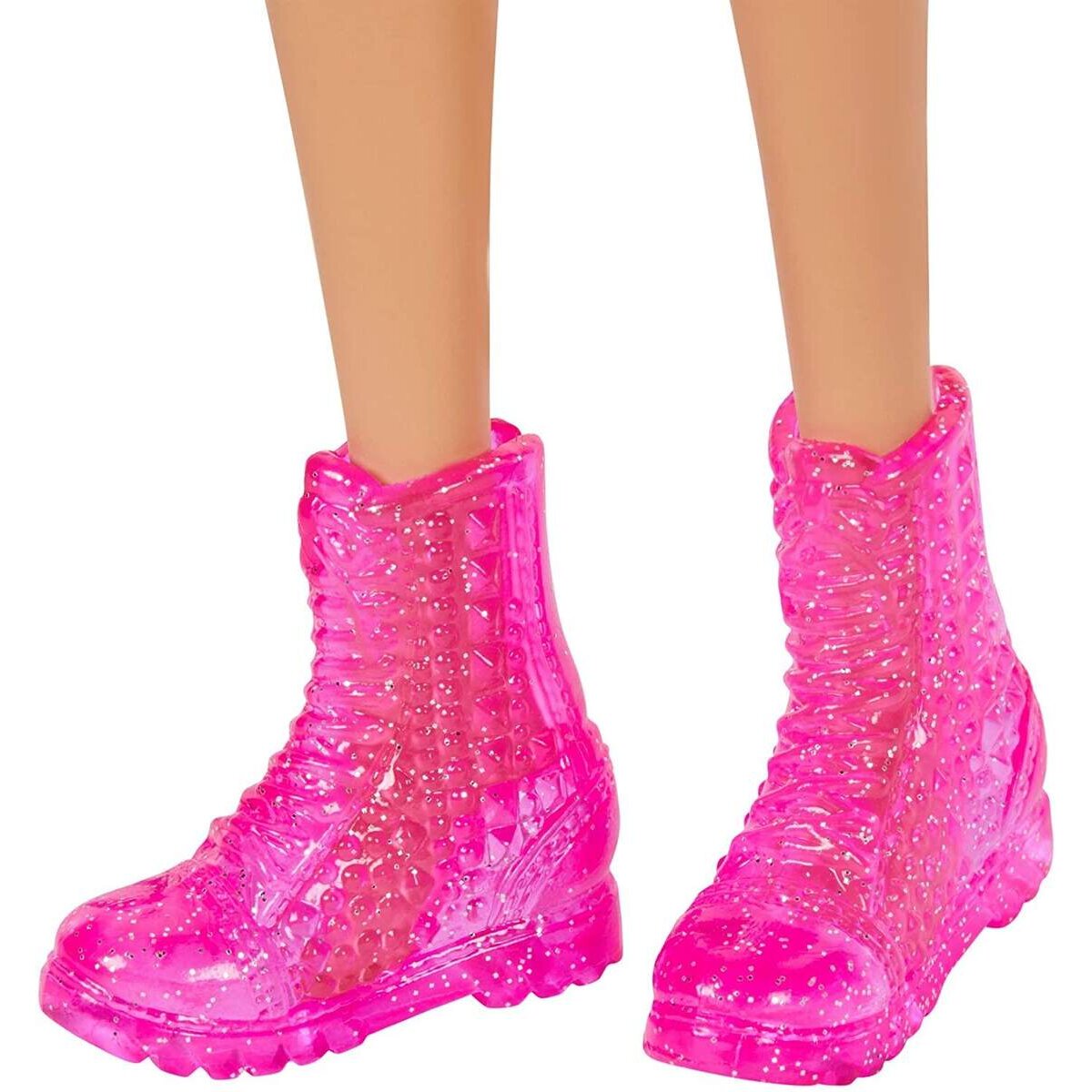 Barbie Fashionistas Puppe im rockigen T-Shirt und Rock, Anziehpuppe