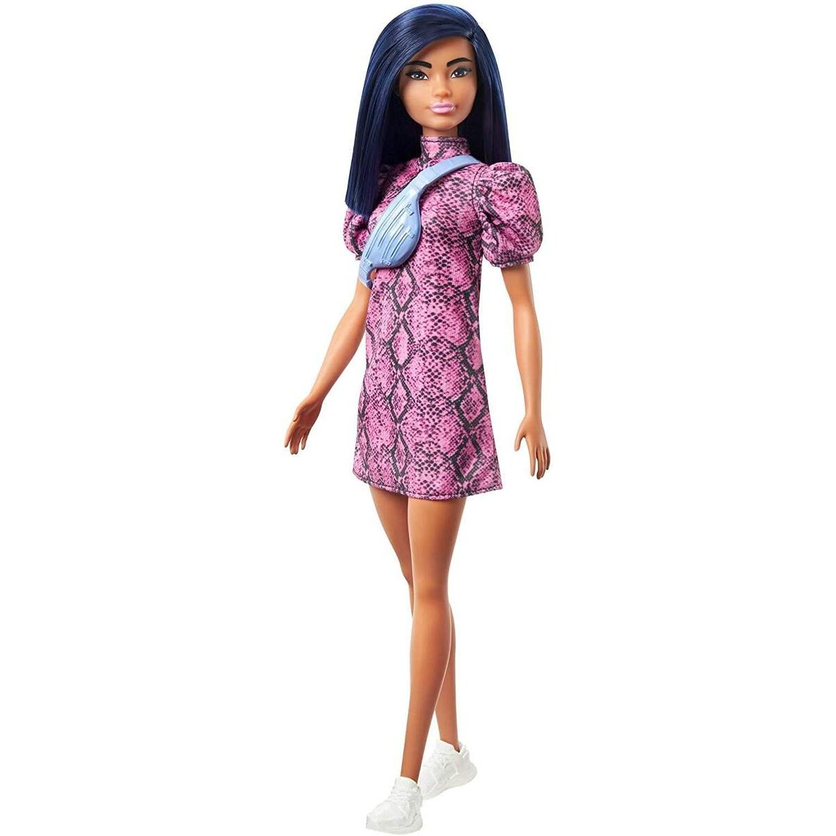 Barbie Fashionistas Puppe im Schlangenmuster Kleid