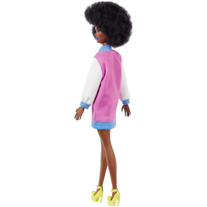 Barbie Fashionistas Puppe mit Letterman Jacke, Anziehpuppe
