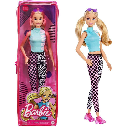 Barbie Fashionistas Puppe mit Malibu Top und Leggings, Anziehpuppe