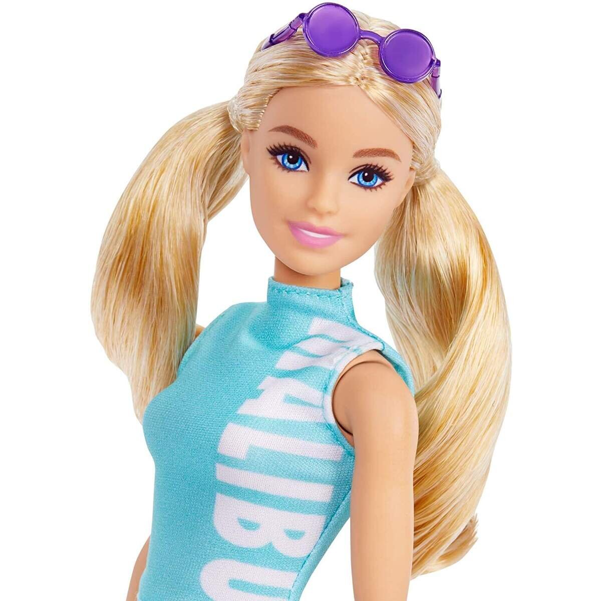 Barbie Fashionistas Puppe mit Malibu Top und Leggings, Anziehpuppe