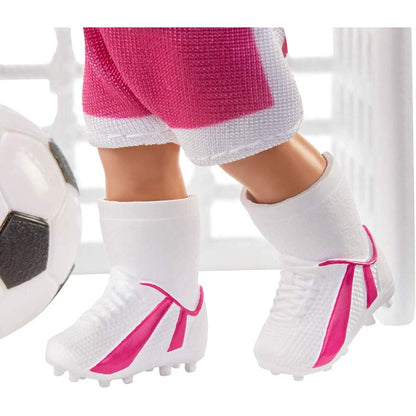 Barbie Fußballtrainerin Puppe (blond) und Zubehör