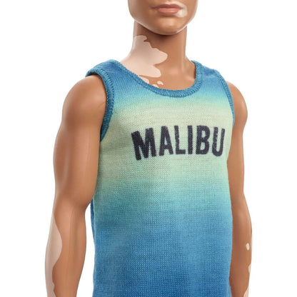 Barbie Ken Fashionistas Puppe im „Malibu“-Tanktop, Vitiligo