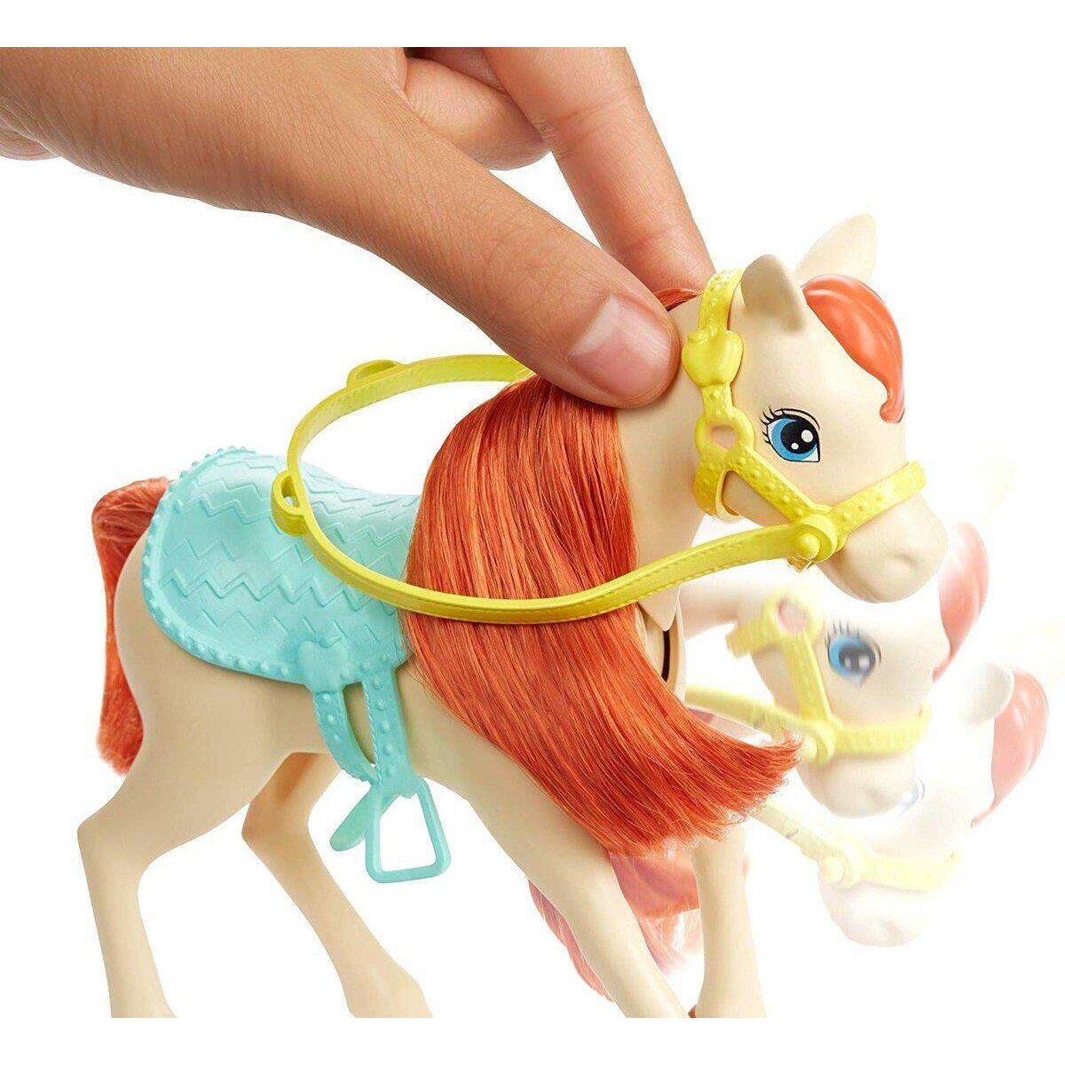 Barbie Spielset Reitspaß mit Barbie, Chelsea, Pferd und Pony