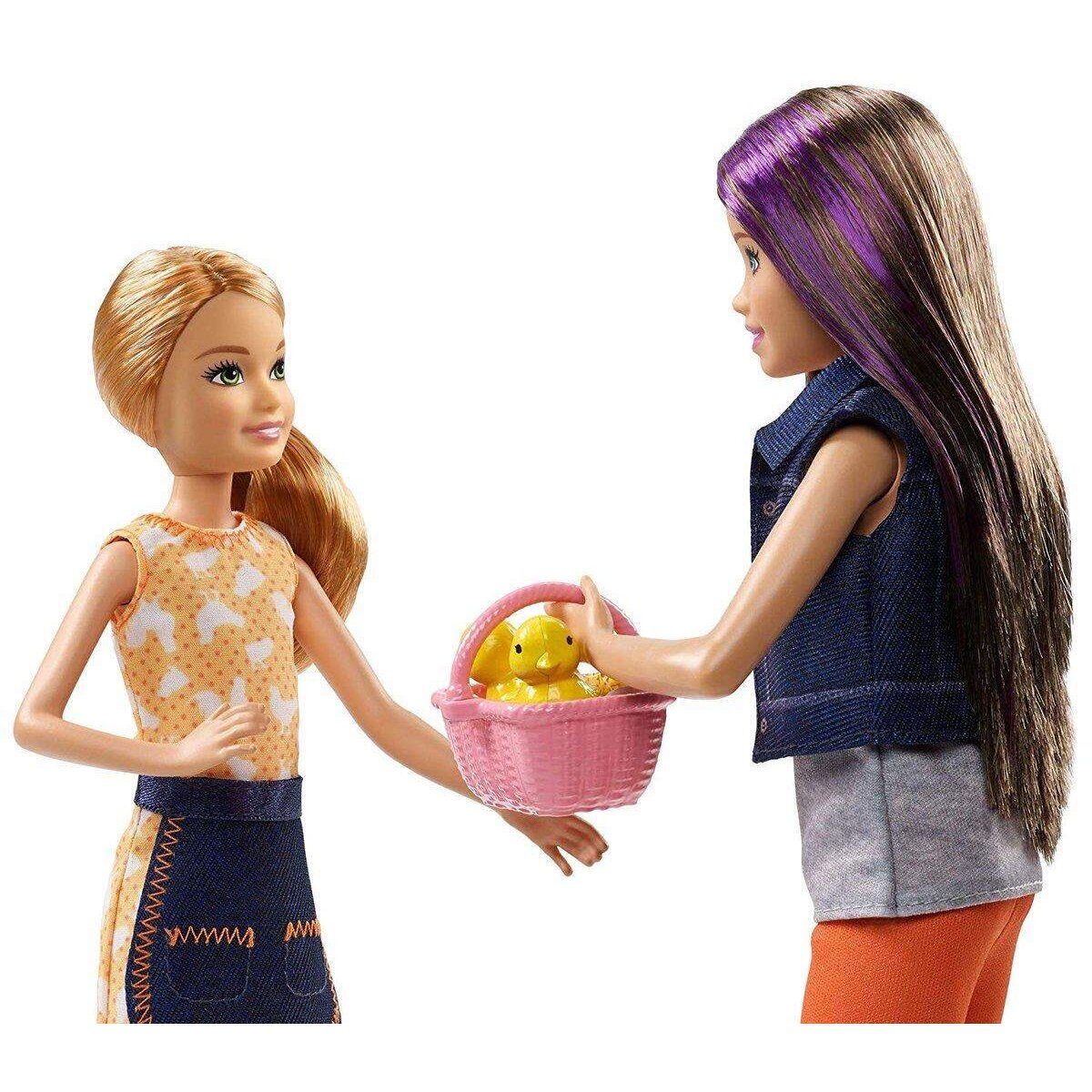 Barbie Sweet Orchard Farm Skipper & Stacy