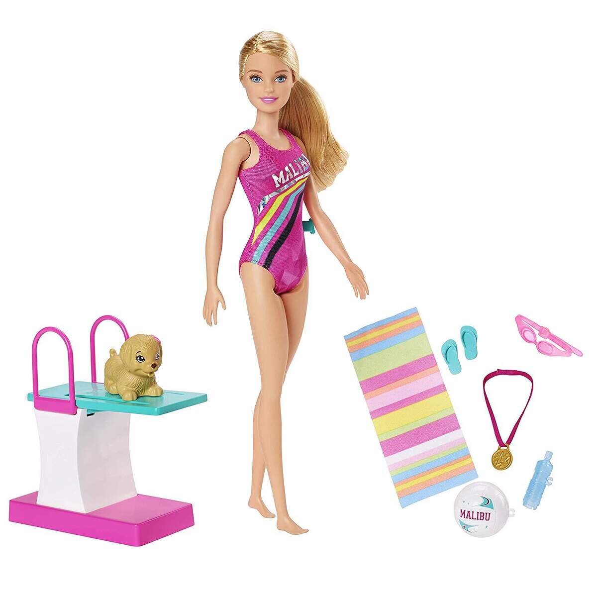 Barbie Traumvilla Abenteuer Schwimmerin Puppe