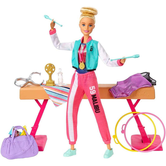 Barbie Turn-Spielset mit Puppe