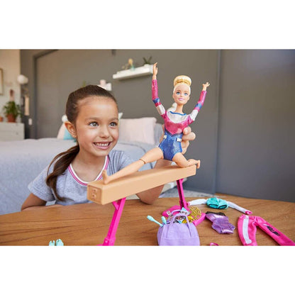 Barbie Turn-Spielset mit Puppe