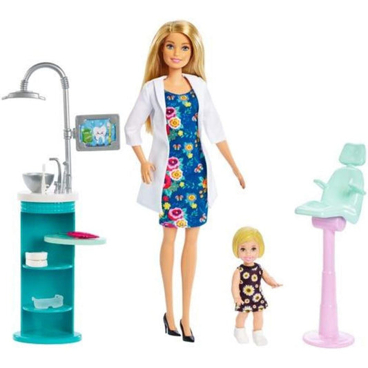Barbie Zahnärztin Puppe (blond) und Spielset