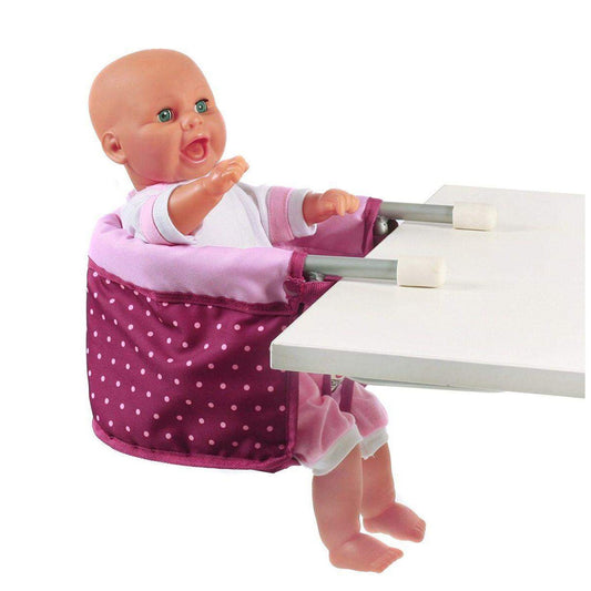 Bayer Chic Puppen-Tischsitz, Dots Brombeere