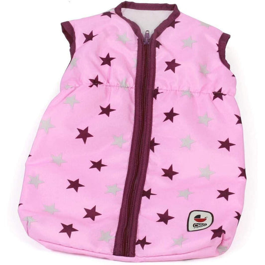 Bayer Chic Puppenschlafsack pink Sterne