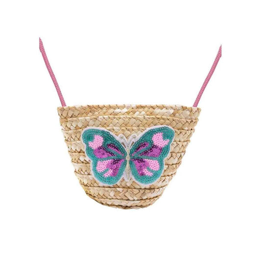 bb Klostermann Basttasche Schmetterling natur