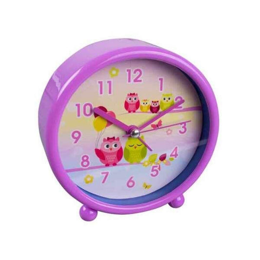 bb Klostermann Wecker Eulen, rosa