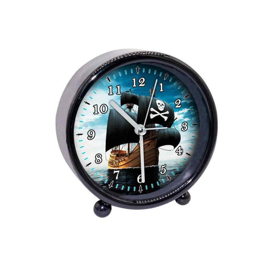 bb Klostermann Wecker Piratenschiff schwarz