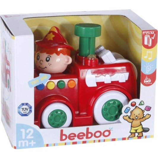 beeboo Baby Press & Go Feuerwehr mit Licht & Sound
