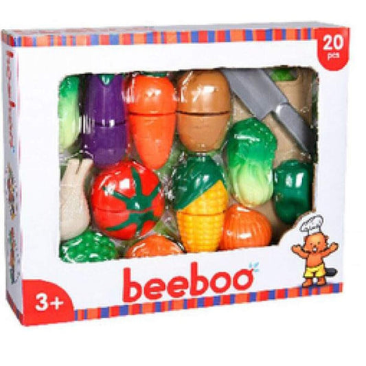 beeboo Schneidebrett mit Obst oder Gemüse, sortiert