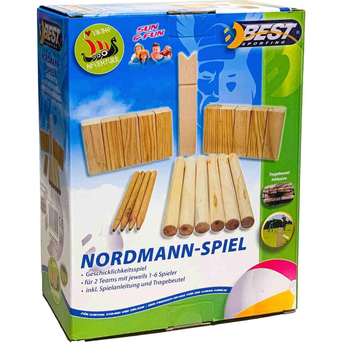 BEST Sporting Nordmann-Spiel inkl. Tragetasche
