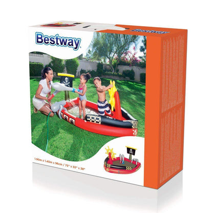 Bestway Wasserspielcenter "Piratenschiff" 190 x 140 x 96 cm