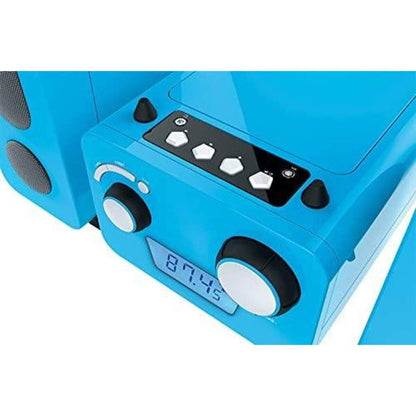 Bigben Stereo Music Center MCD11 - Kids mit 5 Aufkleber-Bögen, Blau