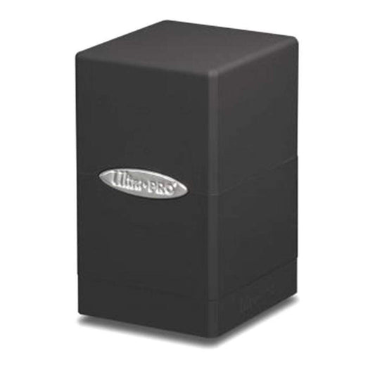 Black Satin Tower Deck Box