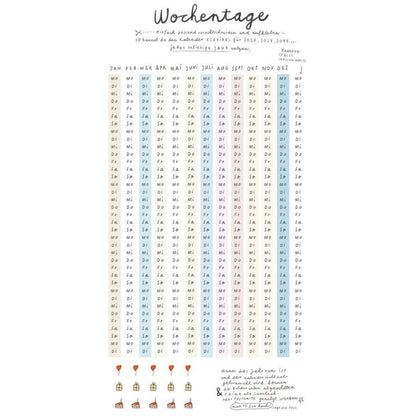 Bohem (Wieder) ein tolles Jahr - Der Jahres- oder immerwährende Kalender