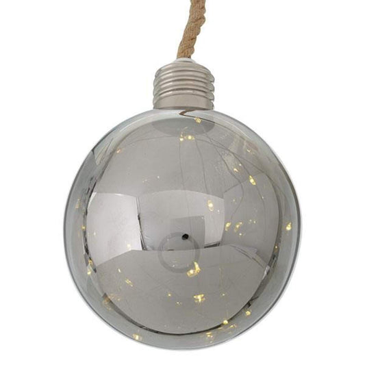 Boltze Dekoanhänger Blinker grau, 14 cm