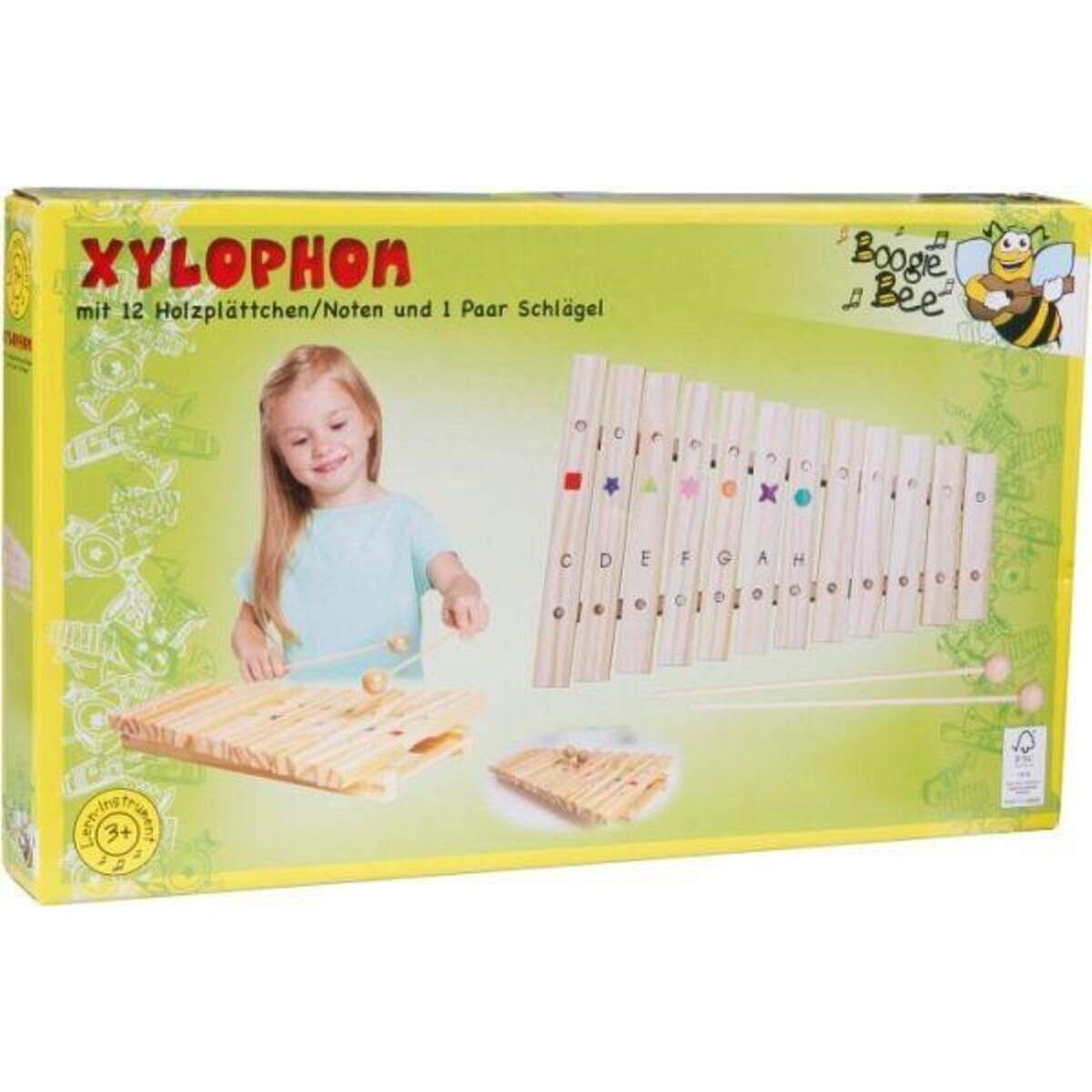 Boogie Bee Holz Xylophon mit 12 Noten
