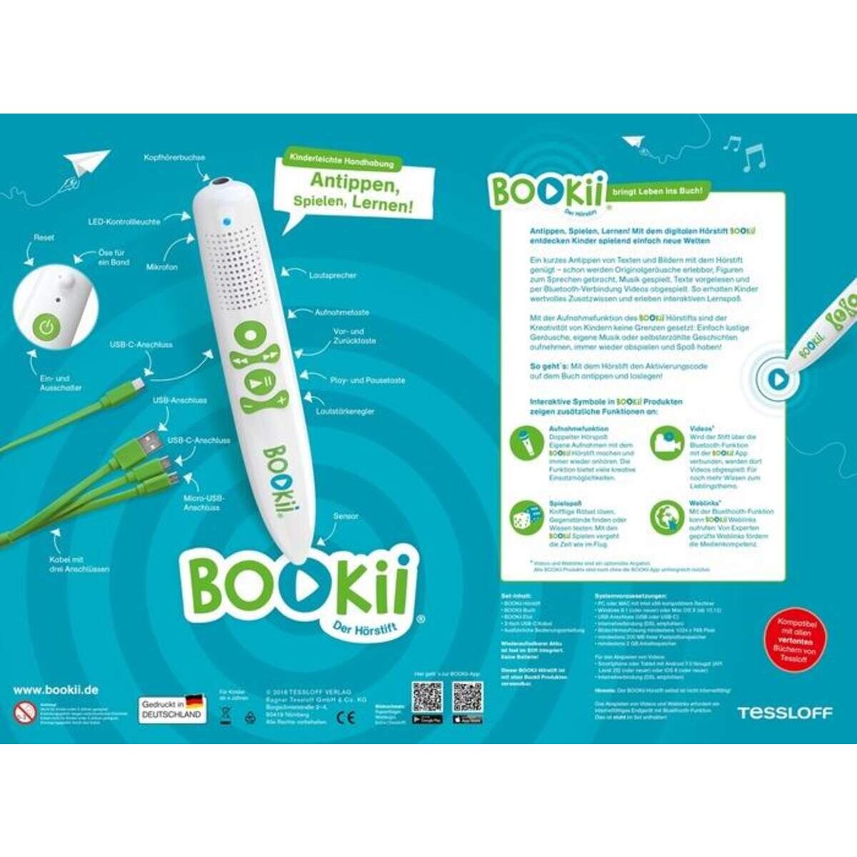 BOOKii® Starter-Set WAS IST WAS Junior - Komm mit auf den Bauernhof!
