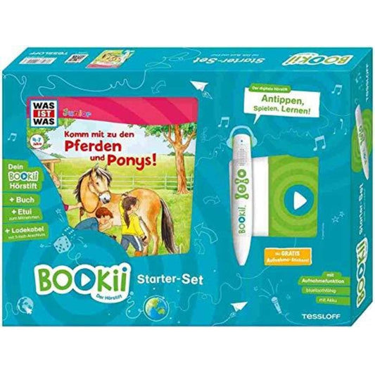BOOKii® Starter-Set WAS IST WAS Junior - Komm mit zu den Pferden und Ponys!