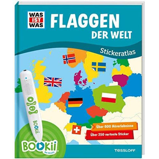 BOOKii® WAS IST WAS - Stickeratlas: Flaggen der Welt