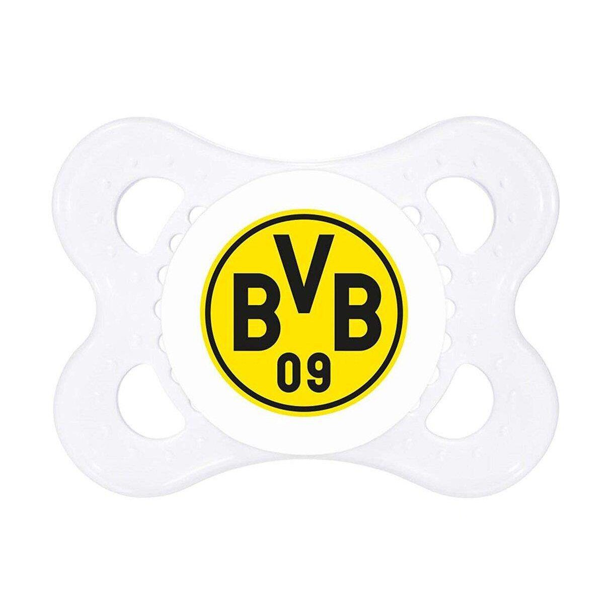 Borussia Dortmund MAM Schnuller Doppelpack, Silikon, 0-6 Monate