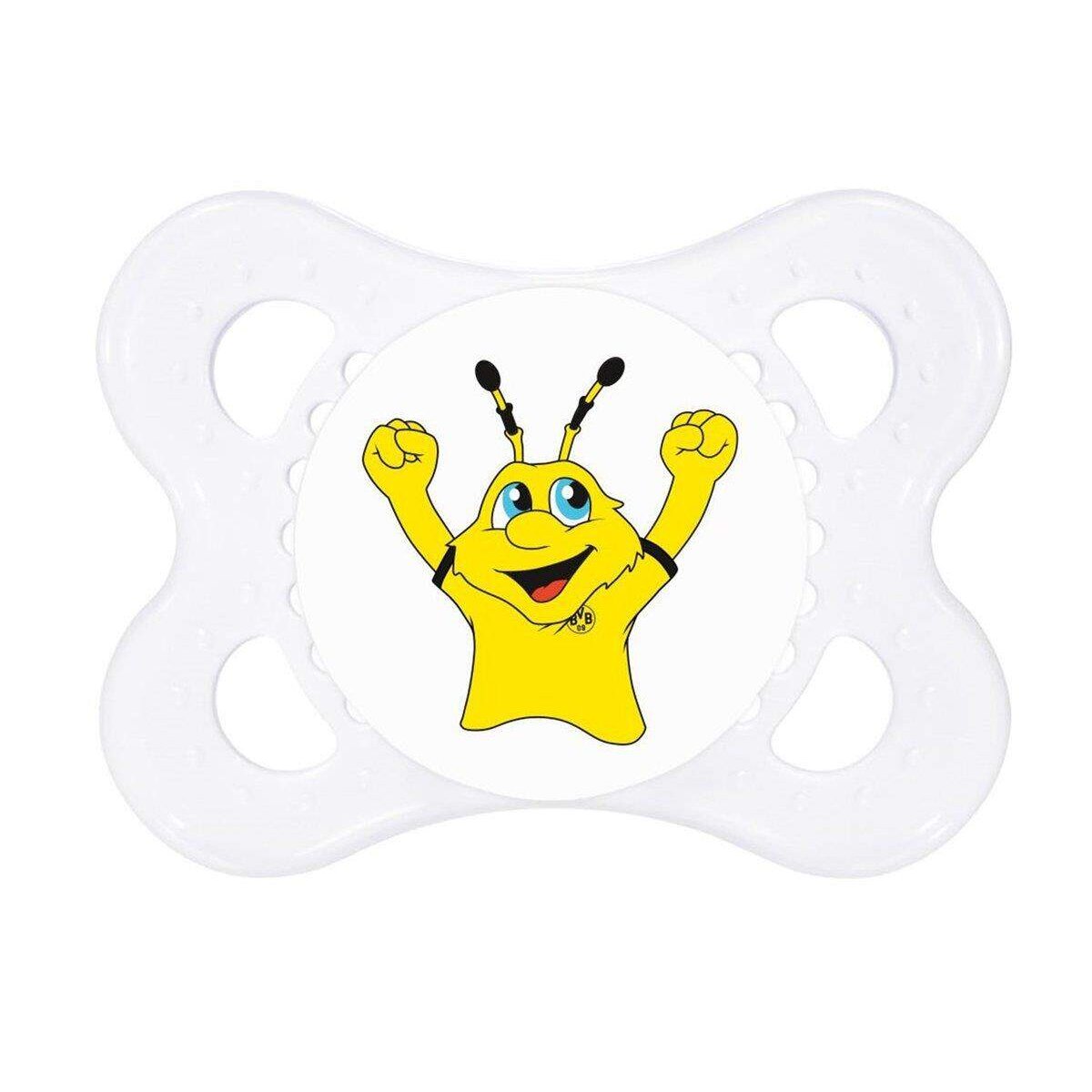 Borussia Dortmund MAM Schnuller Doppelpack, Silikon, 0-6 Monate