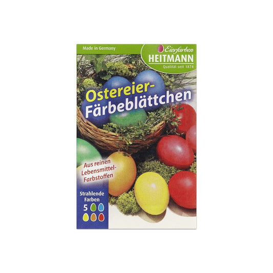 Brauns-Heitmann Eierfarbenplättchen, 5 Farben