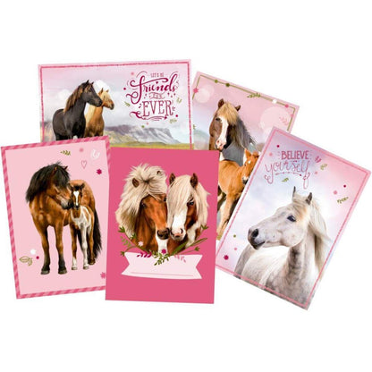 Briefpapier-Set Pferdefreunde