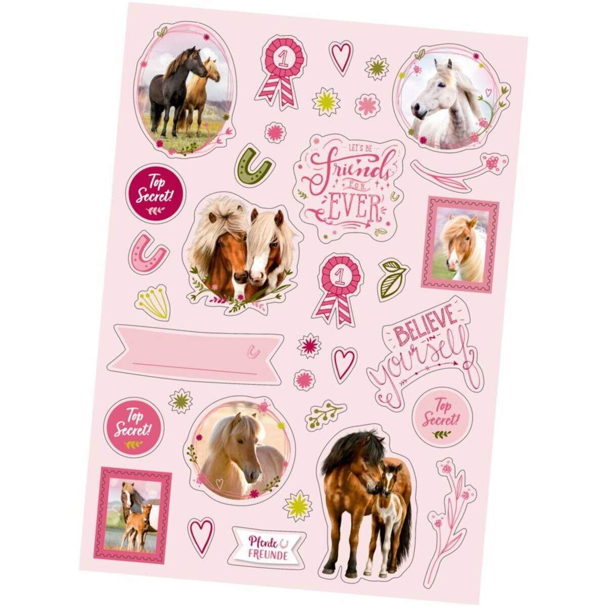 Briefpapier-Set Pferdefreunde