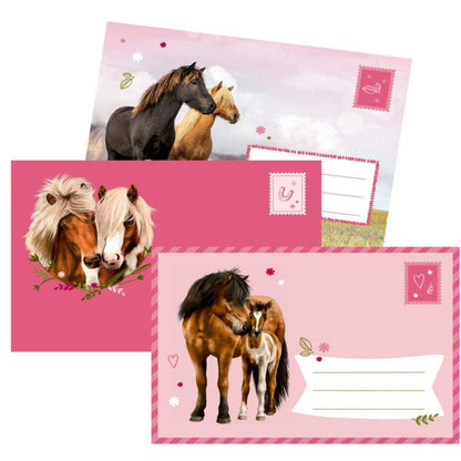 Briefpapier-Set Pferdefreunde
