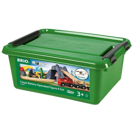 BRIO Bahn Acht Tunnel Set mit Batterielok
