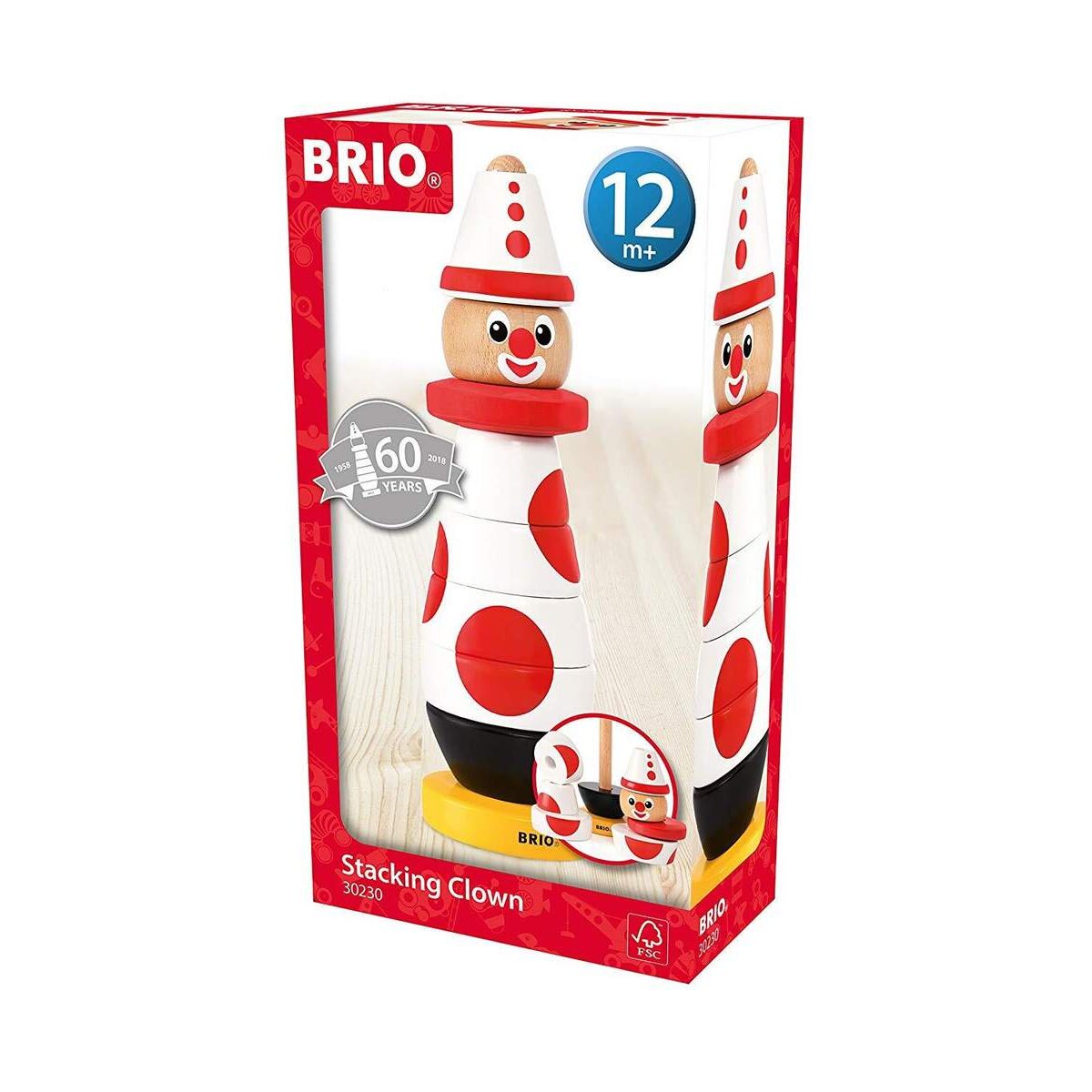 BRIO Clown 60. Geburtstag