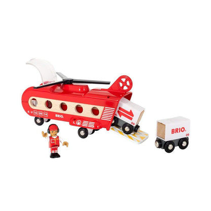 BRIO Eisenbahn-Transporthubschrauber