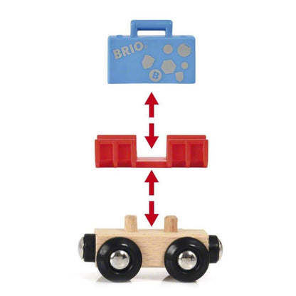 BRIO Flughafen-Gepäckwagen