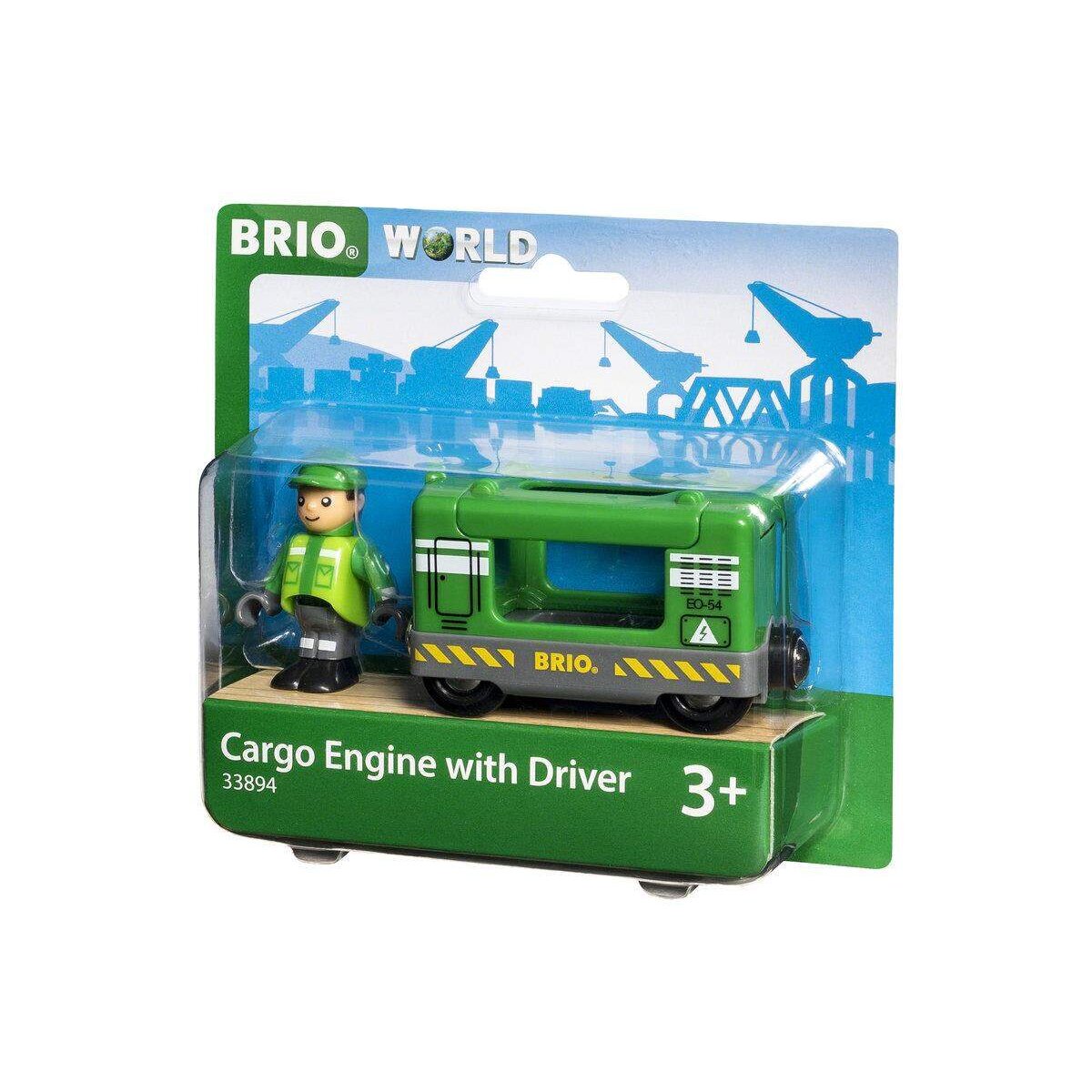 BRIO Frachtlok mit Fahrer