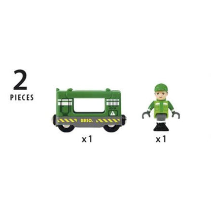 BRIO Frachtlok mit Fahrer