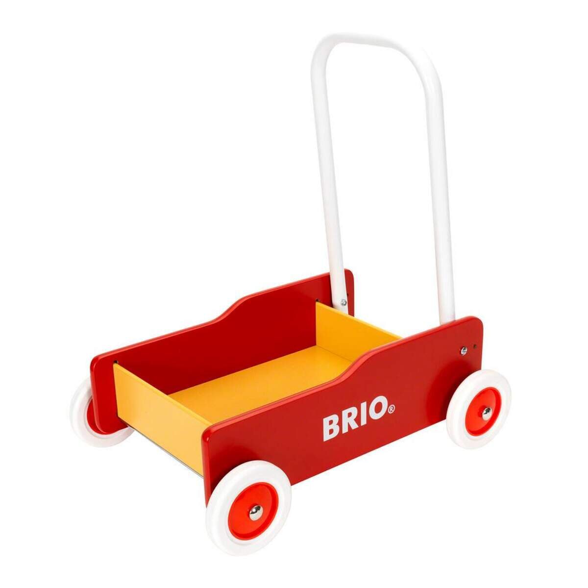 BRIO Lauflernwagen, rot/gelb