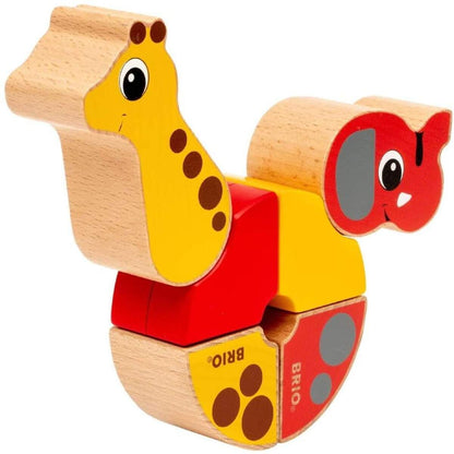BRIO Magnet-Tiere Elefant und Giraffe