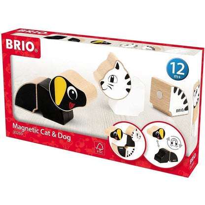 BRIO Magnet-Tiere Hund u. Katze
