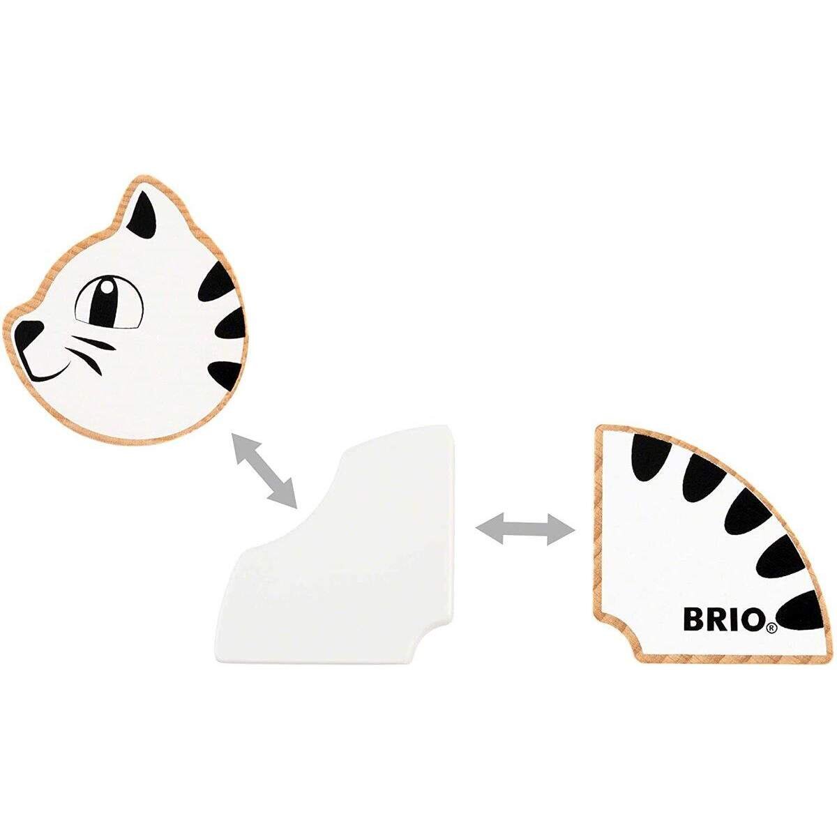 BRIO Magnet-Tiere Hund u. Katze