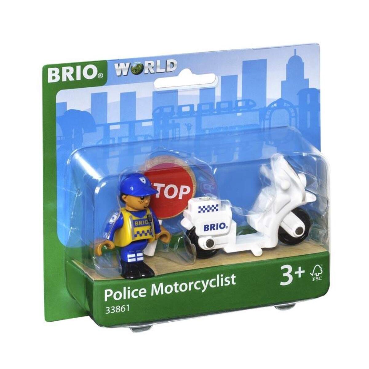 BRIO Motorrad-Polizist